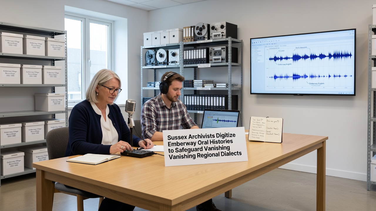 Emberway Dialect Preservation Project Advances Through Sussex Archival Digitization Initiative